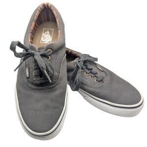 Vans Era 59 Frost Gray Low Top Lace Up Fashion Skater Sneakers Size 10/12